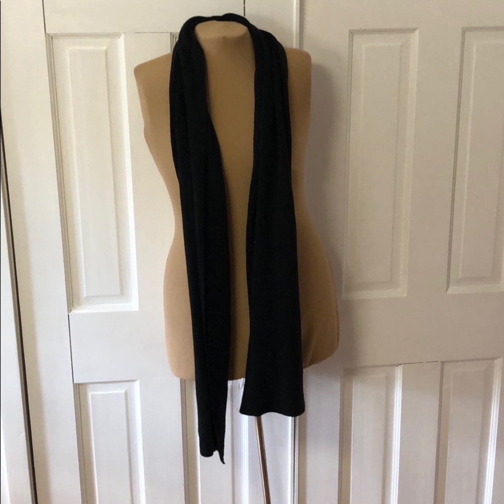 Simple Black Scarf